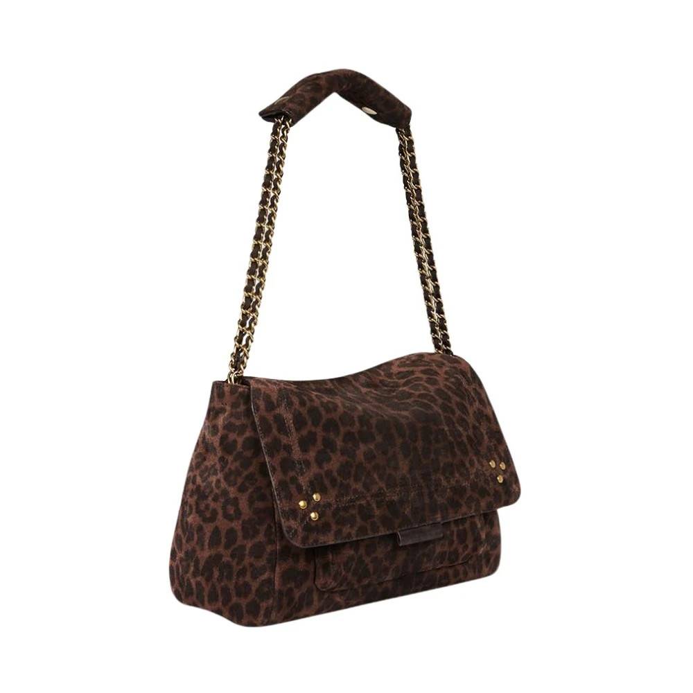 Jérôme Dreyfuss Lulu M Skuldertaske - Tasker - Dame - Brun - ONE SIZE - Uld
