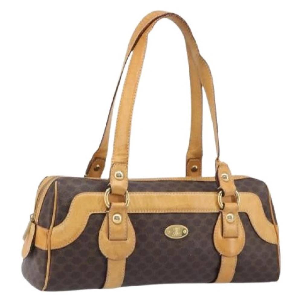 Celine Vintage - Pre-owned Vintage Macadam Axelremsväska Vintage - Dam - ONE Size - Läder