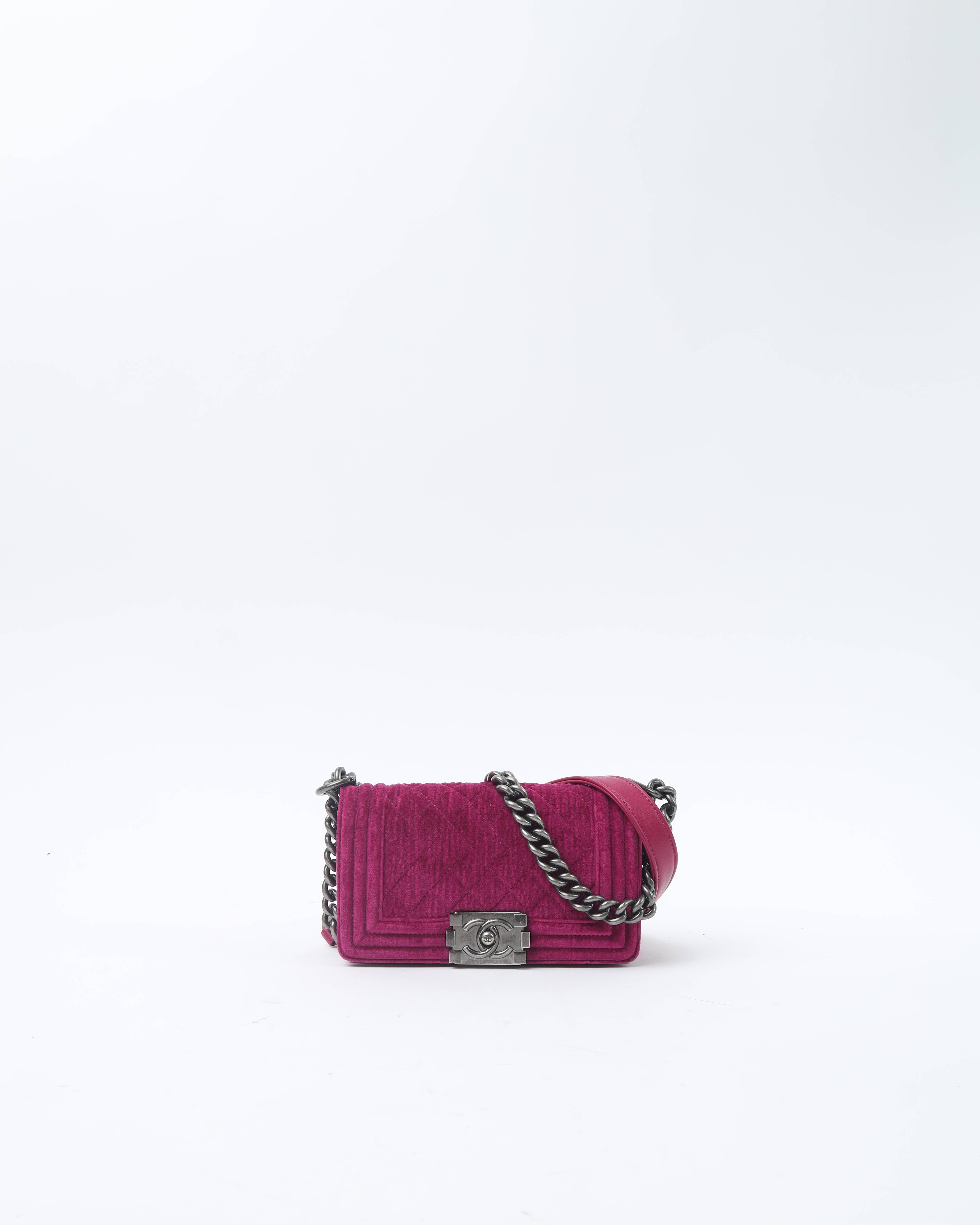 CHANEL Small Boy Bag - Purple - One Size