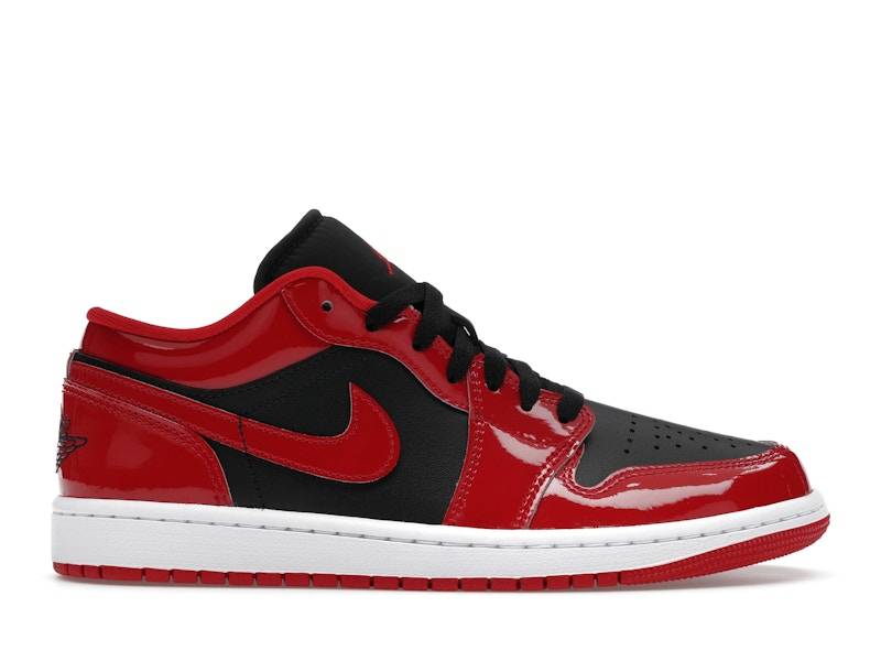 Air Jordan 1 Low SE Patent Varsity Red Black - 46 / Standard
