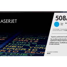 HP 508A Cyan Original LaserJet Toner Cartridge tonerpatron 1 stk Blå