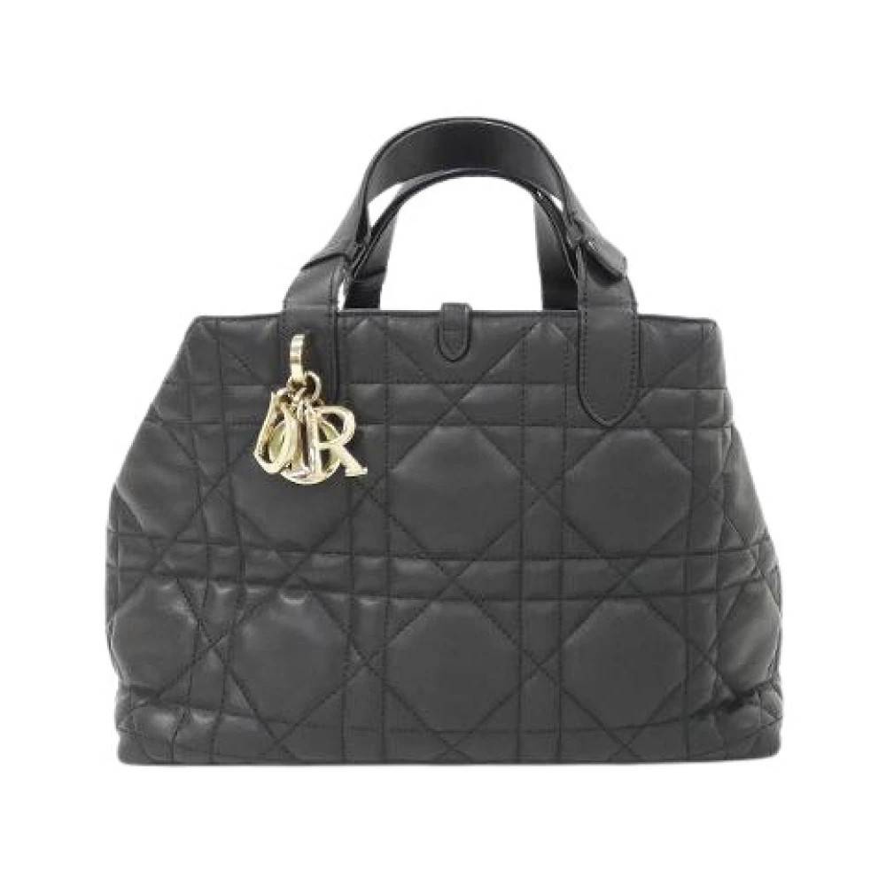 Dior Vintage Pre-owned Toujours Kalveskind Tote Bag - Vintage - Dame - Sort - ONE SIZE - Uld
