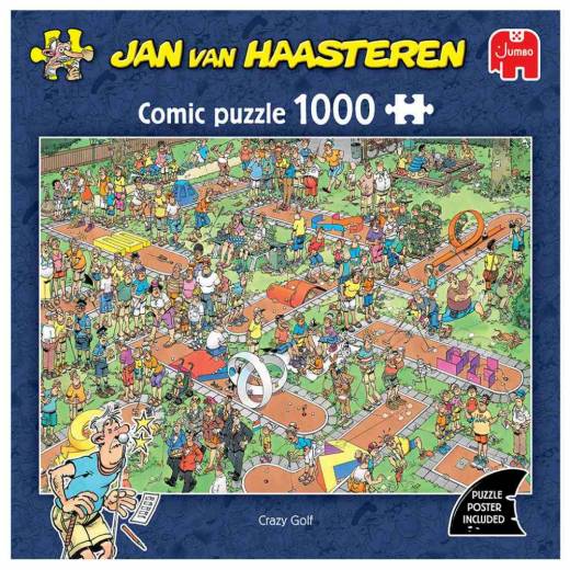 Jan van Haasteren Pussel: Crazy Golf 1000 Bitar