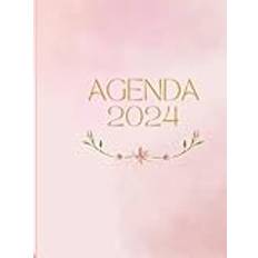 Mi Agenda 2024: Patel flower tapa blanda - Pocketbok