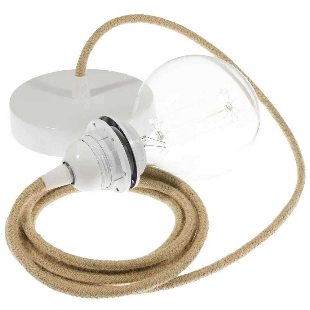 Creative Cables Rn06 2 M Hængende Lampe Pendel Til Lampeskærm