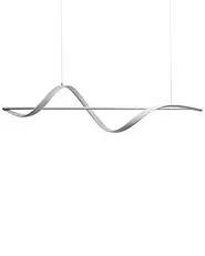 LED-pendel lampe KHUTTI Med fjernbetjening Med dæmpning Metal Hvid