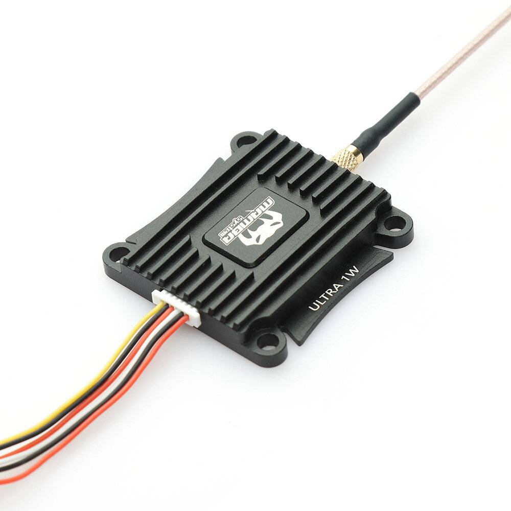 DIATONE MAMBA Ultra 1W VTX 25mw/200mw/400mw/800mw/1000mw 5.8Ghz FPV-sändare 36x36x6.5mm M3 MMCX IRC för FPV RC Racing Dr