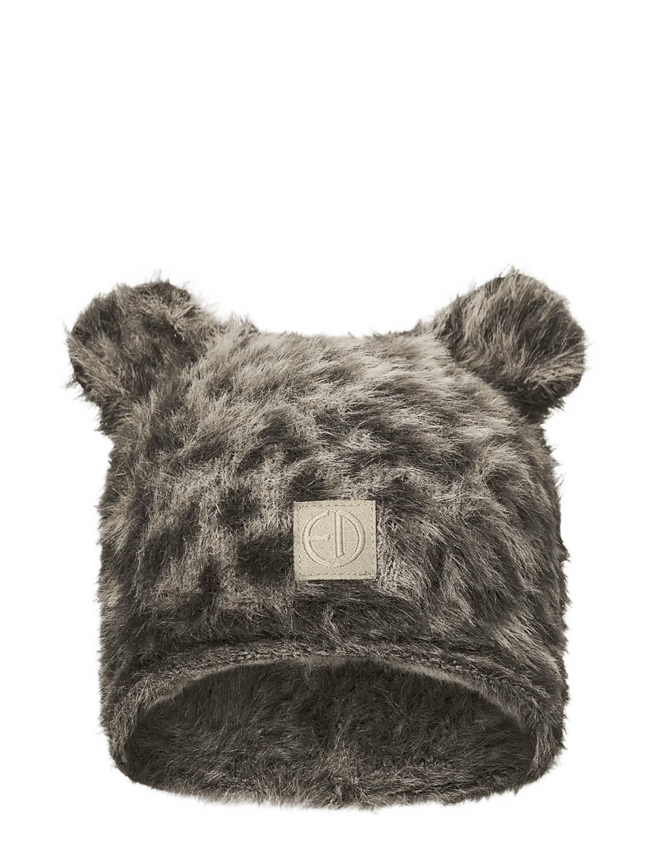 Elodie Details Furry Knit Beanie Le Leopard 6-12M - Brown - 3-100Y