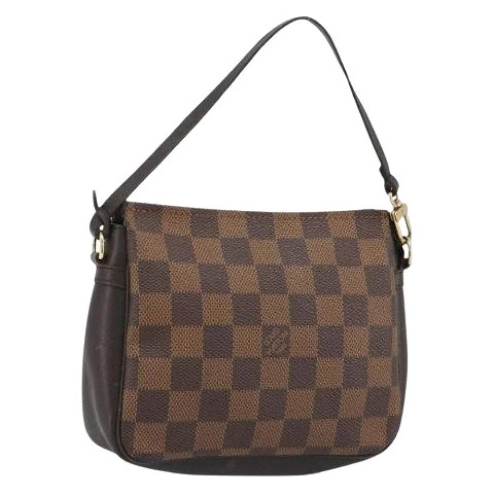 Louis Vuitton Vintage - Pre-owned Damier Ebene Canvas Pouch Vintage - Dam - ONE Size - Läder