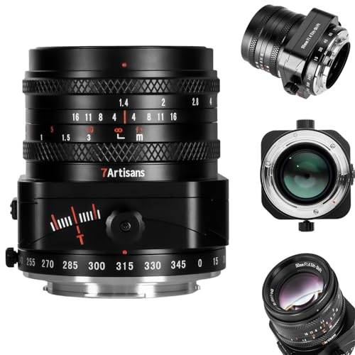7artisans 50 mm F1.4 APS-C-objektiv lutbar halvformat stort membran manuellt prime-objektiv Passar för Sony E Mount A7 A7R A7R A7R IV A7III A7RII A7RIII A7SIII A9 A7C A7CII