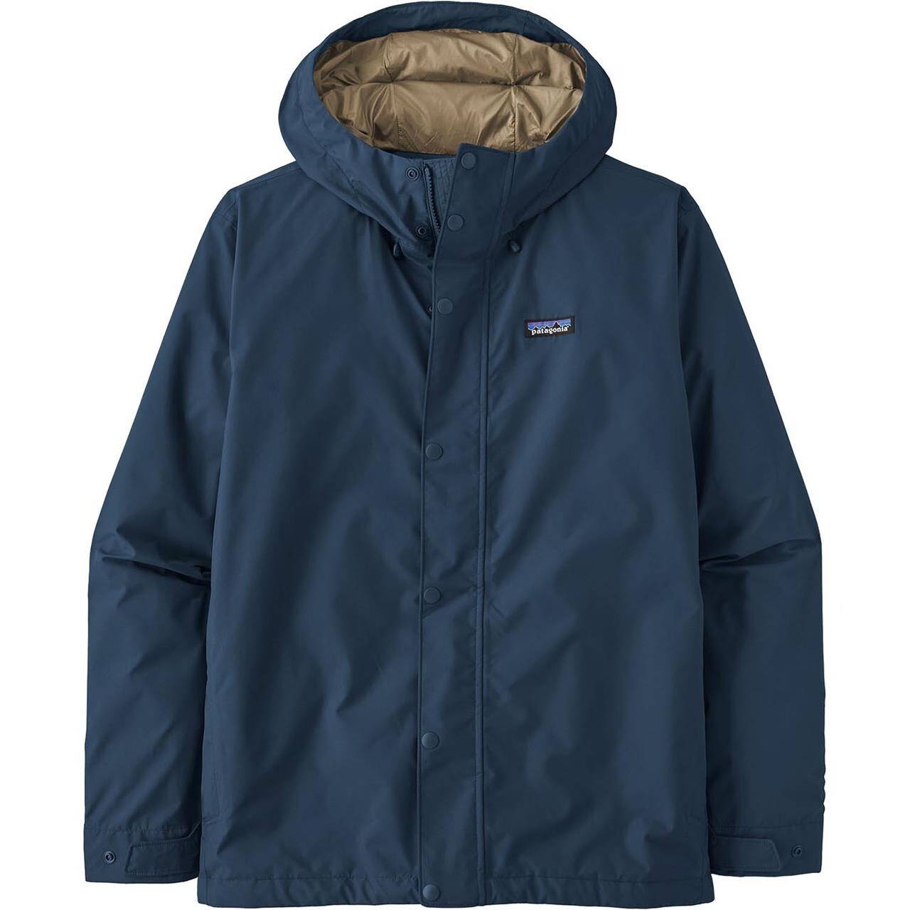 Patagonia Mens Jackson Glacier Rain Jacket (Brun (SLAB KHAKI) X-large).