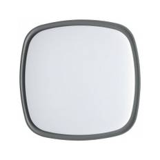 TWILL Loftlampe i aluminium og polycarbonat 25 x 25 cm 1 x 20W SMD LED - Mat mørkegrå