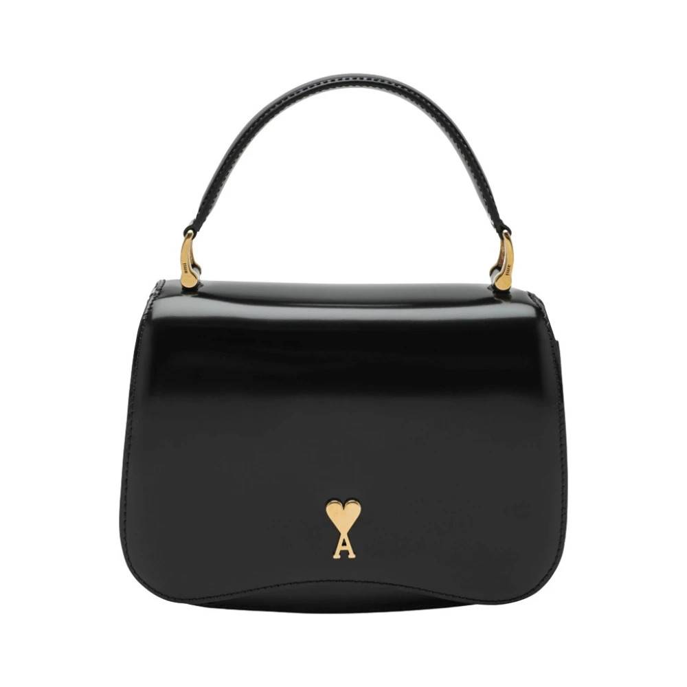 Ami Paris Shoulder Paris Paris Bag - Tasker - Dame - Sort - ONE SIZE - Uld