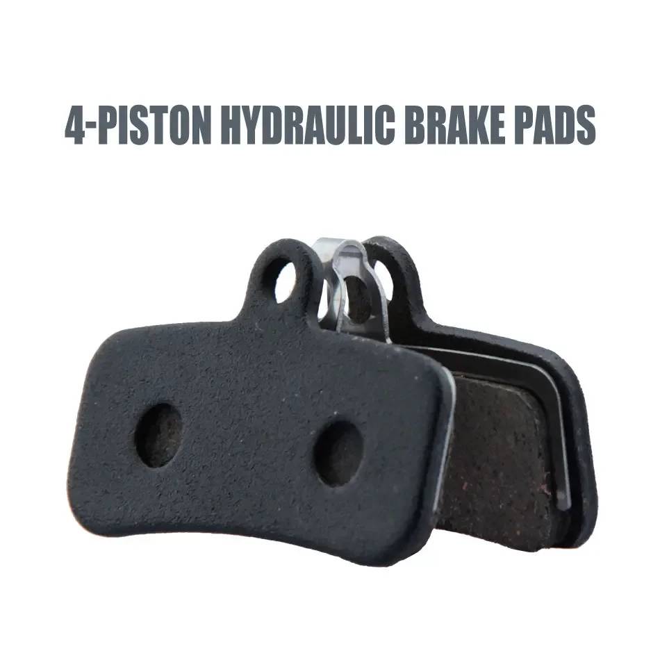 ZOOM HB876 4-Piston Hydraulic Brake Pads Disc Make Riction Plate Mountain Bike Electric Scooter Oil Accessories Bicycle Cycling