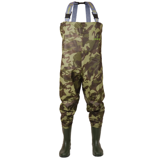 Vadarbyxor Fisharp Pro - Camouflage Strl. 45