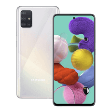 Samsung Galaxy A51 128 GB / Bra skick / Vit