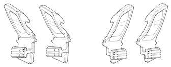 Nitro 4X StepOn Toe Hooks-Small