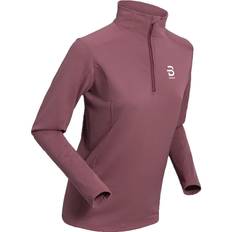 Women's Half Zip Grid Long Sleeve