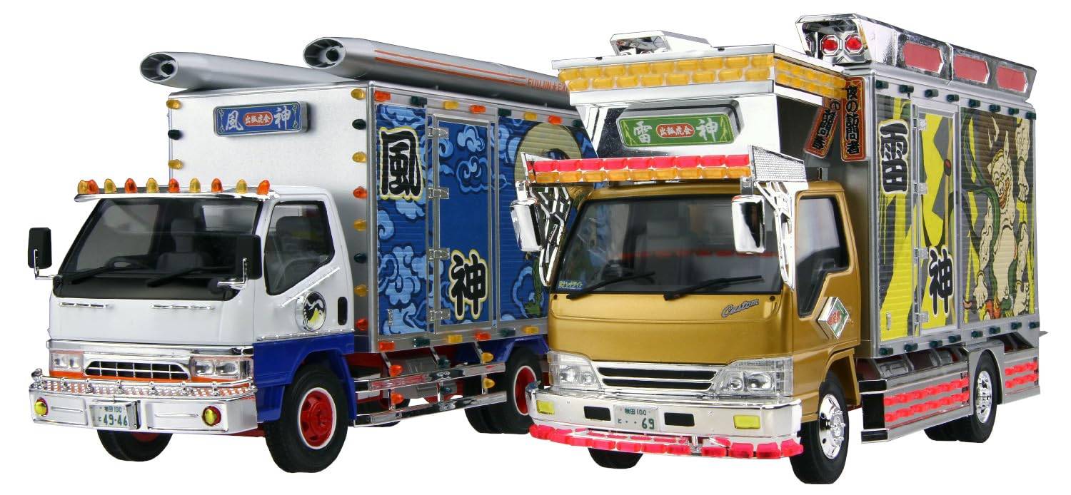 Aoshima Bunka Kyozaisha The Decorator Series Plastmodell 1/32 Nr. 3 FujinRaijin