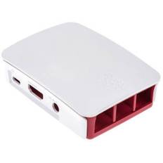 Raspberry Pi® SBC-hölje Lämplig för: Raspberry Pi® B+, Raspberry Pi® 2 B, Raspberry Pi® 3 B, Raspberry Pi® 3 B+ Röd, Vit