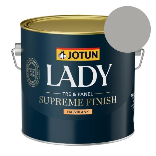 TILBUD: Jotun Lady Supreme Finish 2,7 l. Glans 40 - Farve: 9905 Ebony.