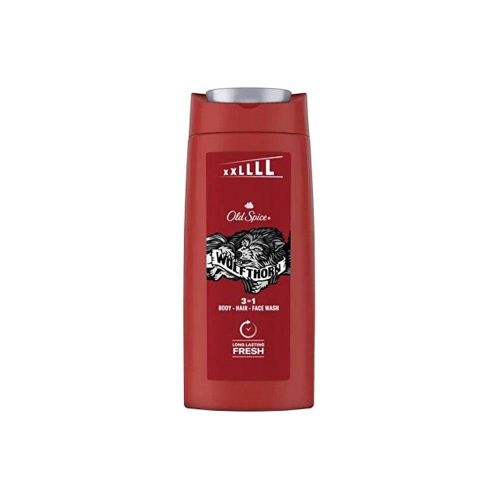 Old Spice Wolfthorn Gel Doccia 3 In 1 (Corpo, Capelli, Viso) 675 Ml