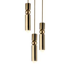 Lee Broom Fulcrum Pendel 3 Stk Guld