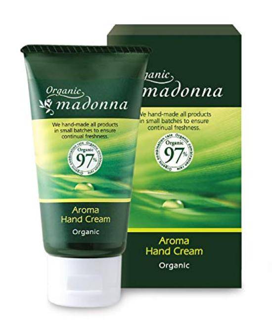 Organic Madonna Aroma Hand Cream Shea Citrus Highly Sensitive Skin 50ml, 30% Butter, Scent, Moisturizing,