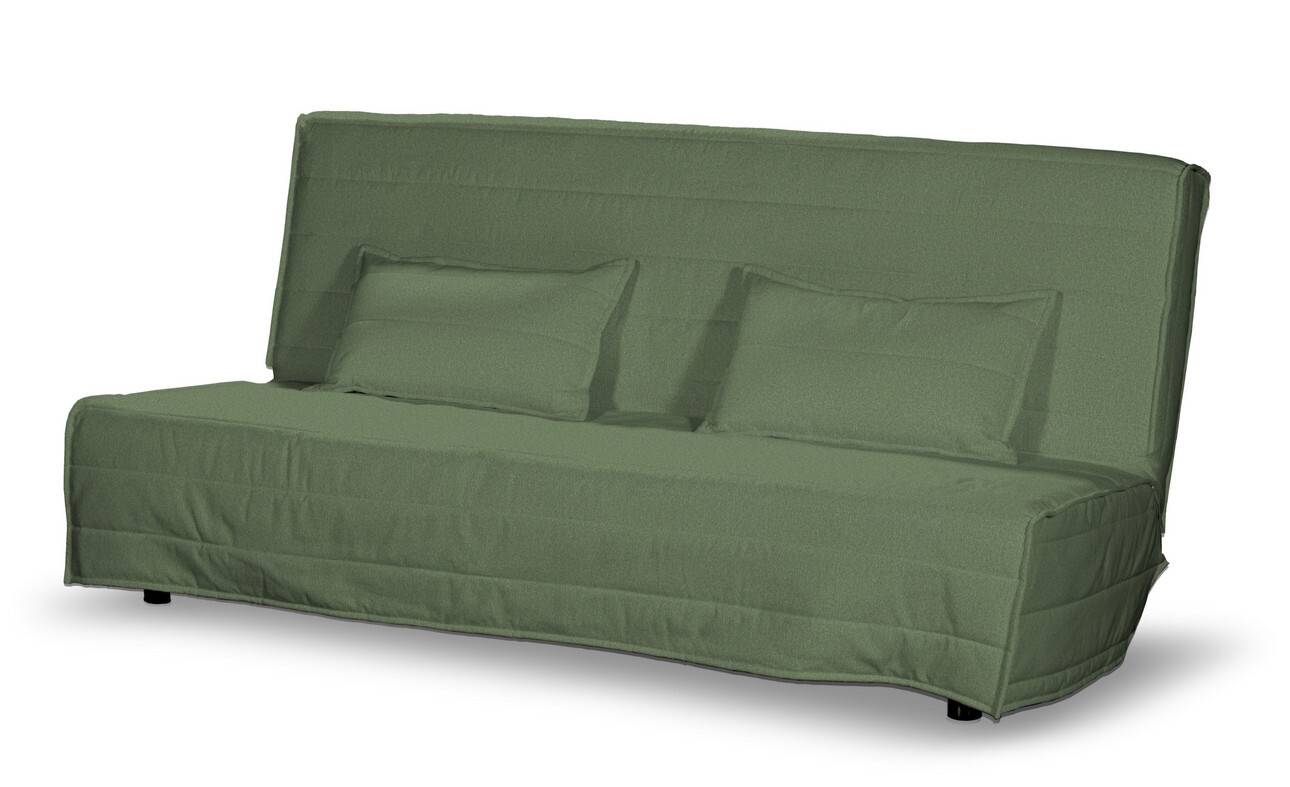 Beddinge quiltet betræk til sovesofa, lang, med 2 quiltede pudebetræk, Grøn, 200 X 104 X 91 CM, Amsterdam