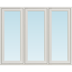 Svenska Fönster SF vridfönster  1180x1280mm 3-luft, insida trä utsida aluminium, 3-glas  (12x13)