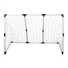 Fodboldmål i hårdt plast 185 x122cm- Inkl. 2 i 1 mål kan samles på flere måder - bold og pumpe medfølger