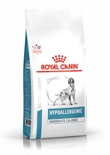 Royal Canin Veterinary Diets Derma Hypoallergenic Moderate Calorie för hund - 14 kg