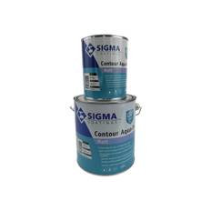 SIGMA Contour Aqua-PU Matt (glans 10) - 1 L - Mørk farve