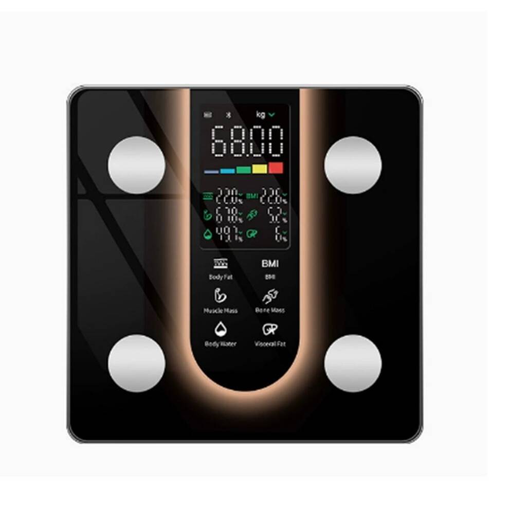 Scale for Body Weight: BMI & Body Fat, 25 Metrics,5.8" Large Display Bathroom Scale with Muscle Mass, Sync