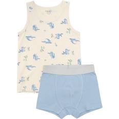 CeLaVi Undertøjssæt - Undertrøje/Boxershorts - Dusty Blue - CeLaVi - 110 - Undertøj