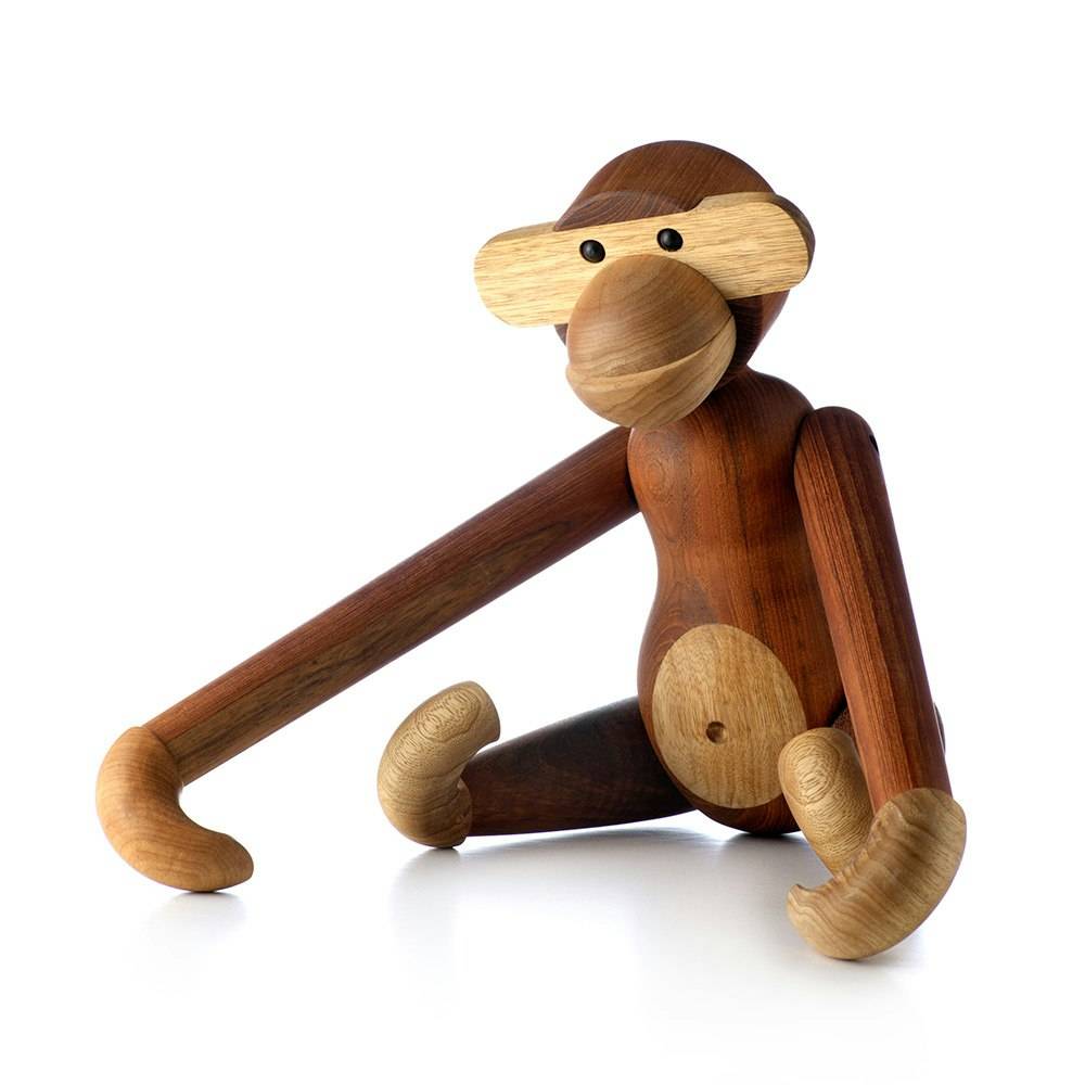 Kay Bojesen Apa Stor - Träfigurer Teak Trä - 39260