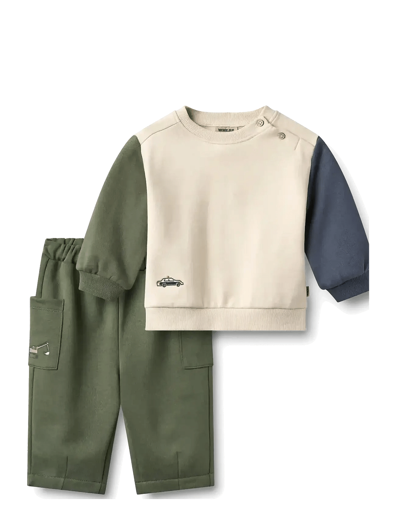 Wheat Set Sweatshirt & Trousers Elliot Em - Cream - 62