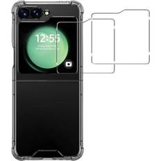 Shockproof Case for Samsung Galaxy Z FLIP 6 and 2 Tempered Glass Screen Protector Phonillico®
