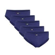 JBS 5-pack økologisk bomuld minislip navy - XL