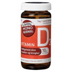 Vitamin D3 10 µg - 220 tabletter - Livol