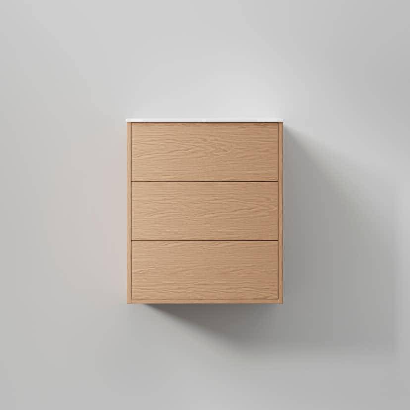 Tvättställsskåp INR Terra Solid med 3 Lådor