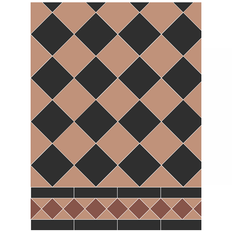 Klinker Victorian Exeter 10x10: 10x10 Terrakotta (Lös) 0,495 kvm/box