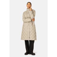 Long Down Vest - Cobblestone - 44 - walk04 long down vest coat cobblestone