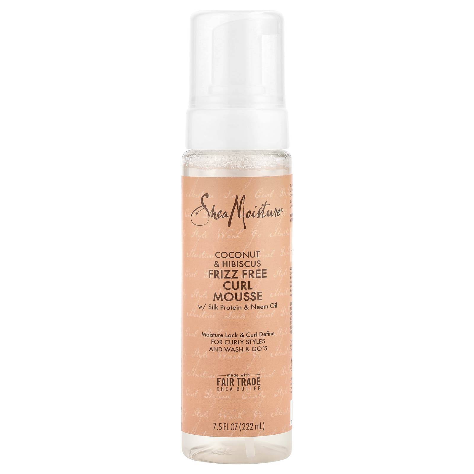 Coconut & Hibiscus, Anti-Frizz Curling Mousse, 222Ml (7.5Fl Oz)