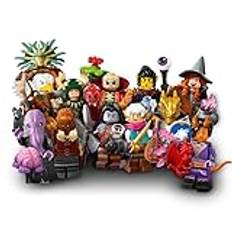 Lego Dungeons & Dragons minifigurer, serie, komplett set med alla 12 Lego DND-minifigurer för samling, Lego figurset (12 x 71047)