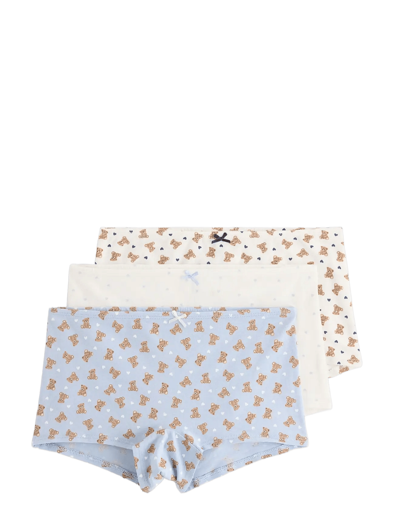 Lindex 3-Pack Boxer Briefs - Cream - 146/152