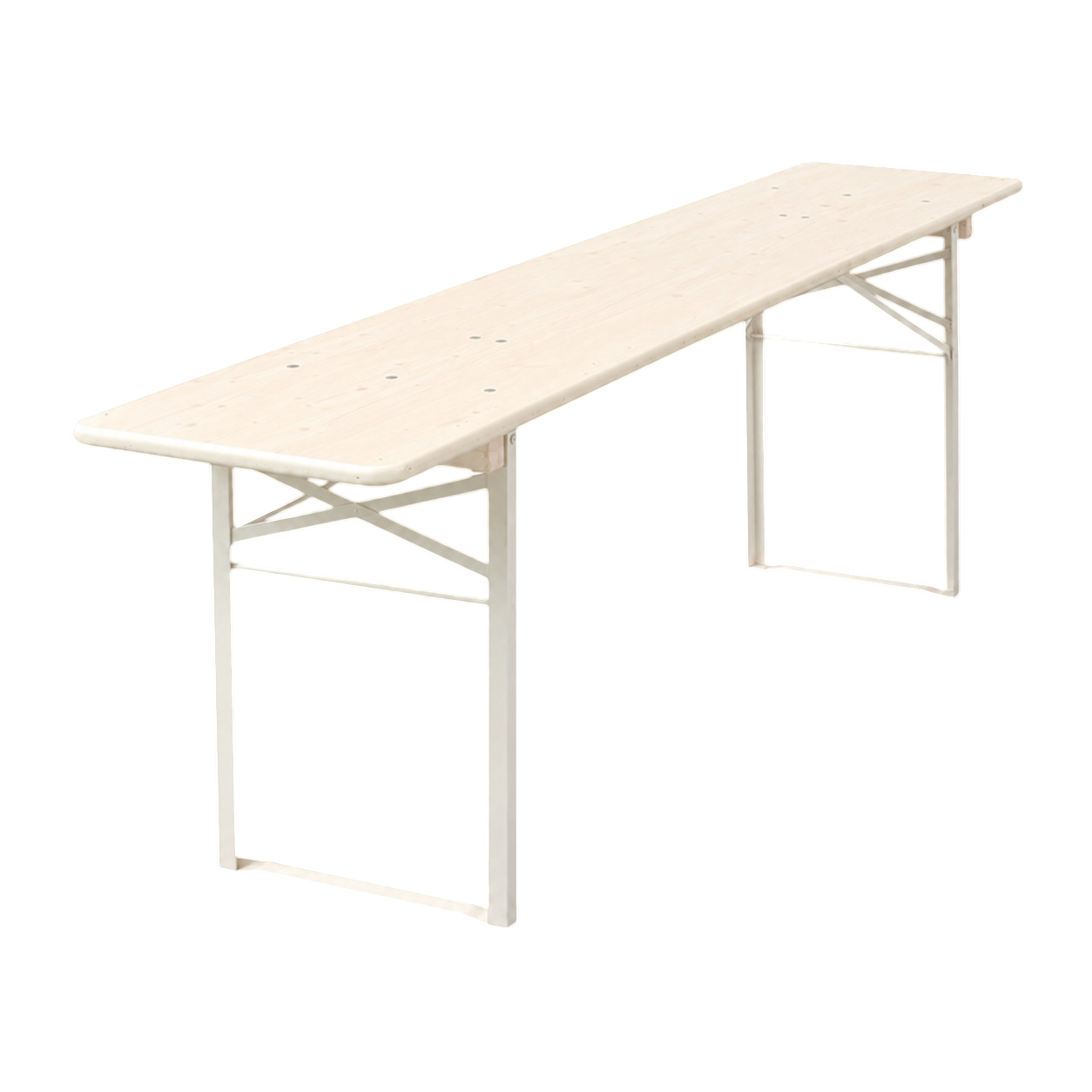 Brau Bord 220x50 cm - Hvid.