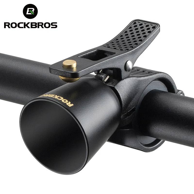 ROCKBROS Bicycle Bell MTB Mountain Road Bike Horn High Decibel Clear Ring Cycling Retro Crisp Bell Bike Accessories