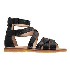 Angulus Sandaler - Sort m. Nitter - Angulus - 29 - Sandal