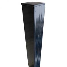 Stålstolper 60×60 mm – Sort, 300cm